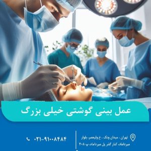عمل بینی گوشتی