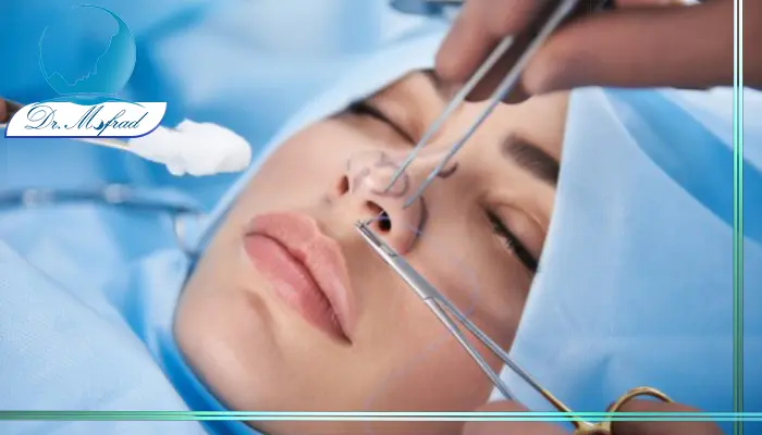 مقایسه عمل بینی طبیعی و نیمه فانتزی